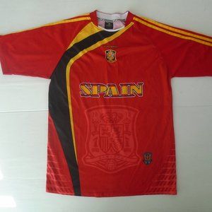 Drako Spain National Soccer Jersey Men's Size L Red